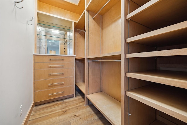 2019 Du Barry Ln, Houston, TX 77018 - spacious closet with light wood-type flooring