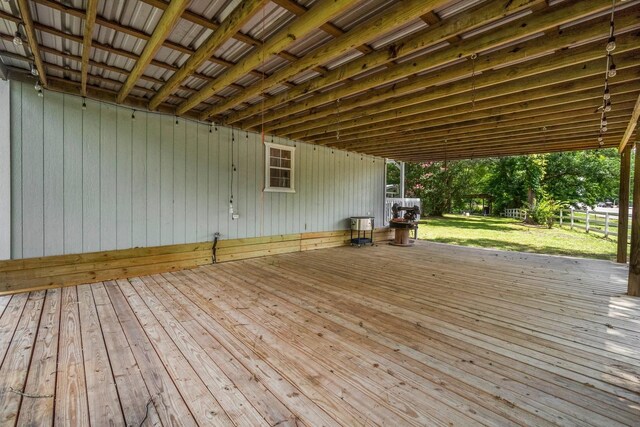 8851 US Highway 59 N, Livingston, TX 77351 - deck featuring a yard