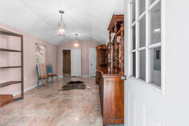 8851 US Highway 59 N, Livingston, TX 77351 - entryway with lofted ceiling and baseboards