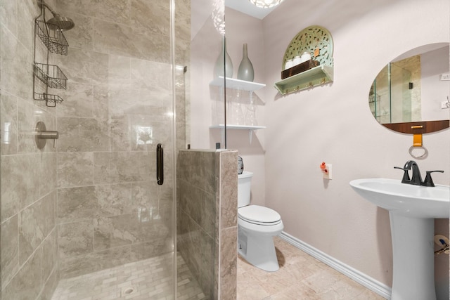 8851 US Highway 59 N, Livingston, TX 77351 - full bathroom featuring a shower stall and a sink
