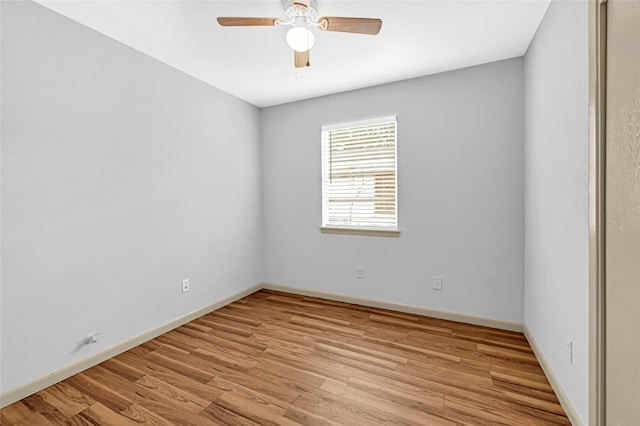 13915 Nitida St, Houston, TX 77045 - unfurnished room featuring wood finished floors and ceiling fan