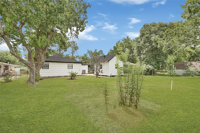 13915 Nitida St, Houston, TX 77045 - view of yard featuring an outdoor structure