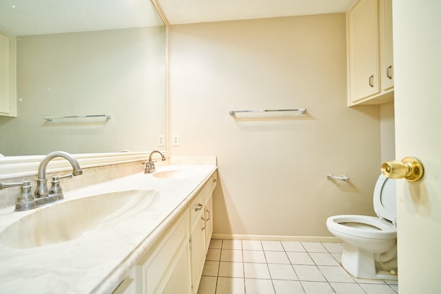 14835 Delbarton Dr, Houston, TX 77083 - bathroom featuring tile patterned floors and double vanity