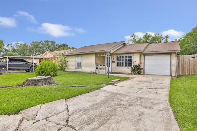 1407 Craig Dr, Galena Park, TX 77547 - ranch-style home featuring a garage and driveway