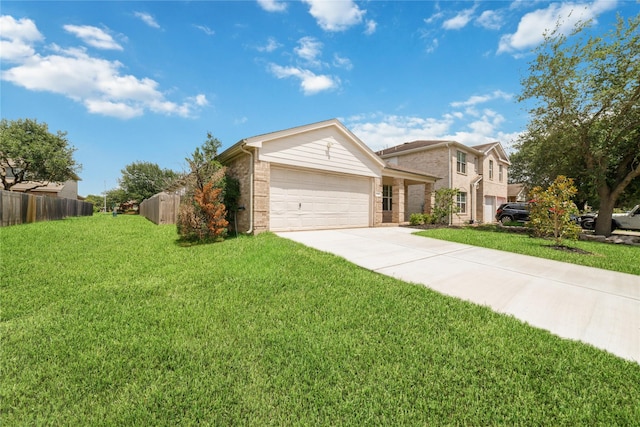 20126 Cypresswood Gln, Spring, TX 77373 - view of front facade with concrete driveway, a garage, and brick siding