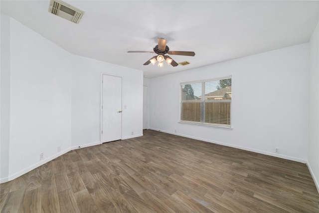 20126 Cypresswood Gln, Spring, TX 77373 - empty room with wood finished floors and ceiling fan