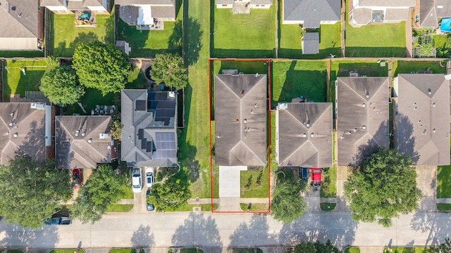 20126 Cypresswood Gln, Spring, TX 77373 - aerial perspective of suburban area with property boundaries highlighted