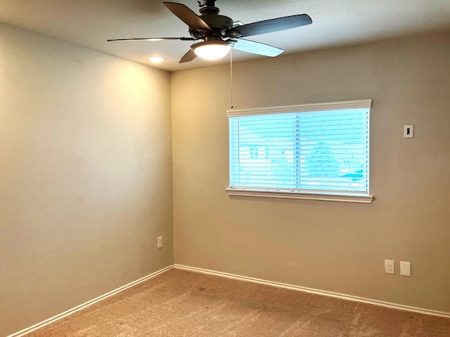 15806 Perthshire Creek Dr, Humble, TX 77346 - carpeted empty room featuring a ceiling fan and baseboards