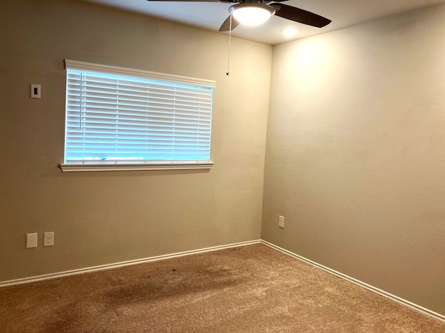 15806 Perthshire Creek Dr, Humble, TX 77346 - spare room with a ceiling fan and carpet