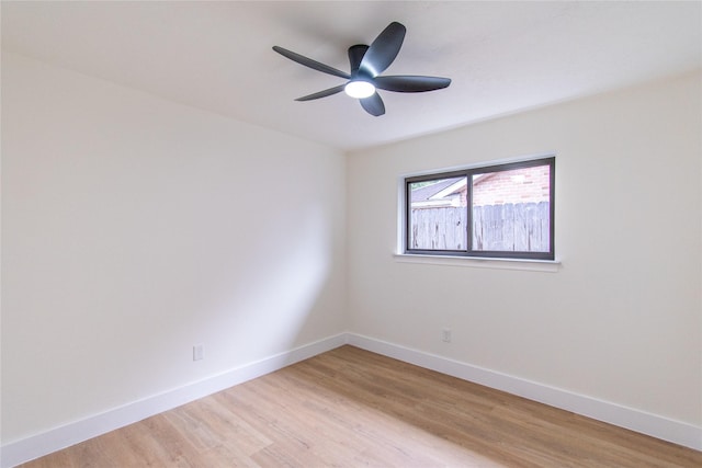 11523 Bandlon Dr, Houston, TX 77072 - spare room featuring light wood finished floors and ceiling fan