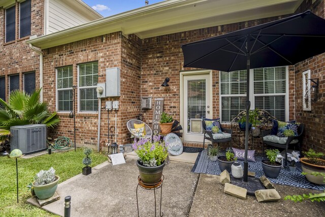 18605 Syndee Loch Ct, Spring, TX 77379 - view of patio / terrace