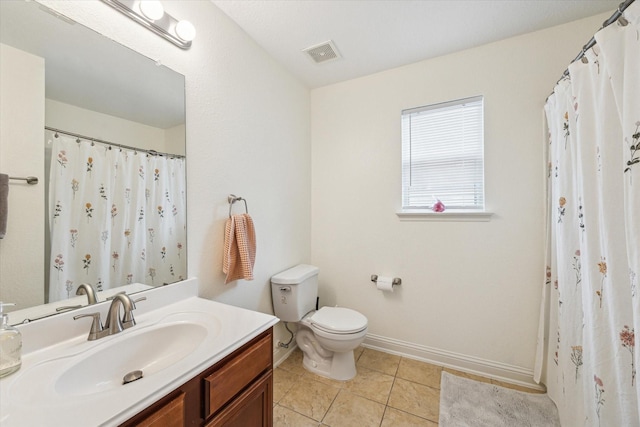 4206 Brazos Bend Dr, Pearland, TX 77584 - bathroom with vanity and tile patterned floors