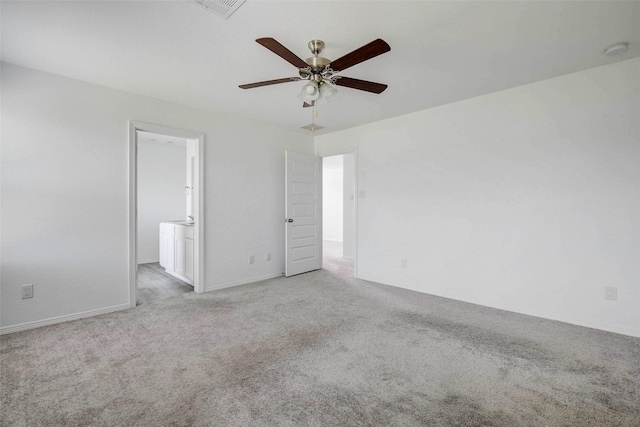 22351 Auburn Cabin Ln, Porter, TX 77365 - carpeted empty room with a smoke detector and ceiling fan