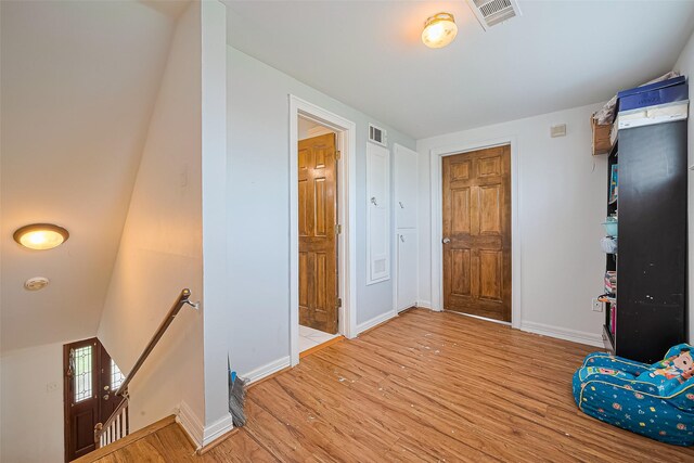13351 Oak Leaf Ln, Houston, TX 77015 - foyer with light wood-style flooring and baseboards