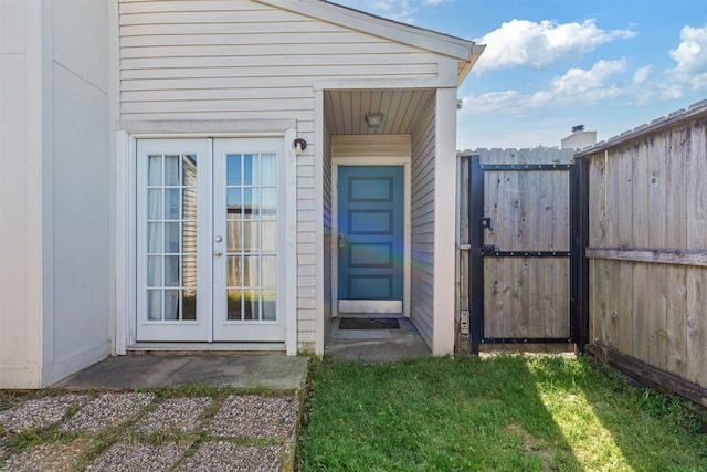 6401 Deihl Rd Unit 1401, Houston, TX 77092 - entrance to property featuring a gate and french doors