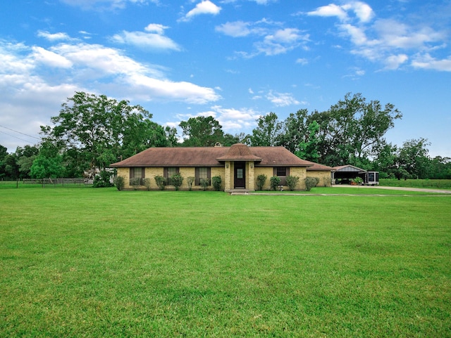 413 Christensen Rd, Hankamer, TX 77560 - view of front facade with view of wooded area