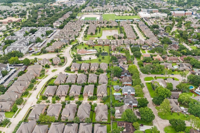 13207 Parkway Meadows Dr, Houston, TX 77077 - aerial view of property's location featuring nearby suburban area
