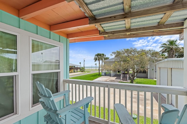 106 E Madison Ave, Port O Connor, TX 77982 - view of covered porch
