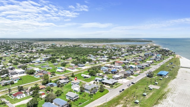 106 E Madison Ave, Port O Connor, TX 77982 - aerial perspective of suburban area featuring a nearby body of water