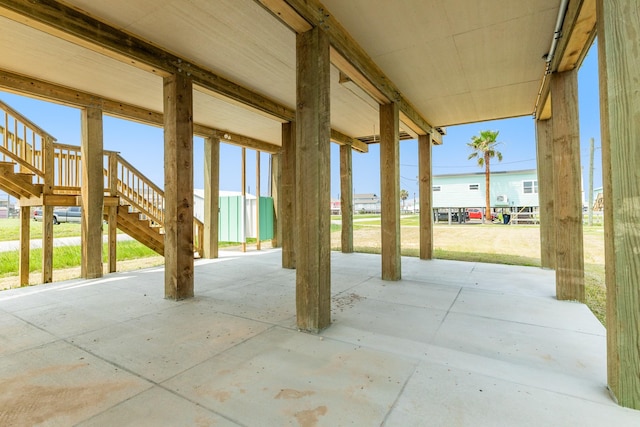 344 Thunder Rd, Surfside Beach, TX 77541 - view of patio with stairway
