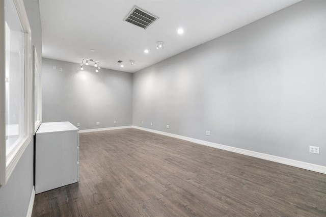 12832 Willow Centre Drive E And F, Houston, TX 77066 - empty room with wood finished floors and recessed lighting