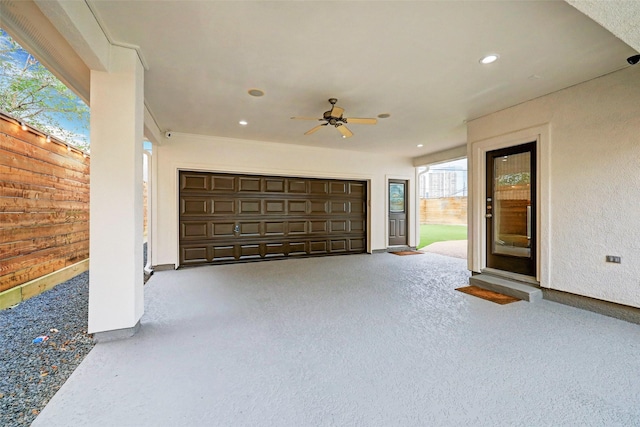 4004 Childress St, Houston, TX 77005 - view of patio / terrace with ceiling fan