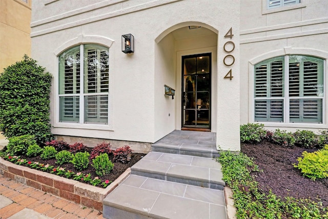 4004 Childress St, Houston, TX 77005 - view of exterior entry featuring stucco siding