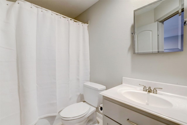 4004 Childress St, Houston, TX 77005 - full bathroom featuring vanity and a shower with shower curtain