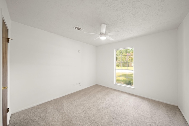 2531 Anzalone Dr, Spring, TX 77373 - carpeted spare room featuring ceiling fan and a textured ceiling