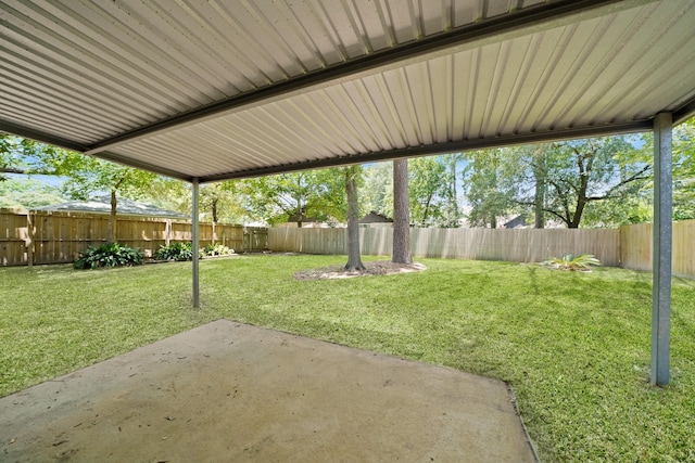 2531 Anzalone Dr, Spring, TX 77373 - fenced backyard featuring a patio area