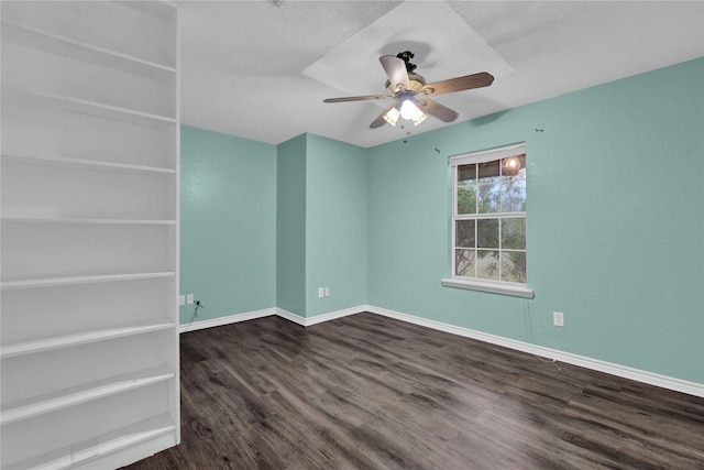 10802 4th 1/2 St, Santa Fe, TX 77510 - spare room with wood finished floors and ceiling fan