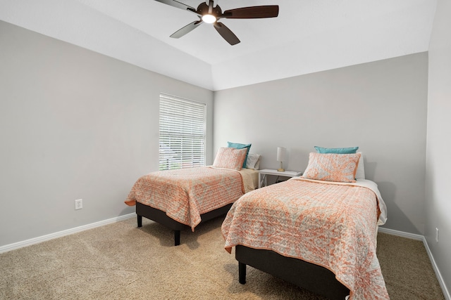 8522 Hillsboro Pl, Sugar Land, TX 77479 - carpeted bedroom featuring baseboards and ceiling fan