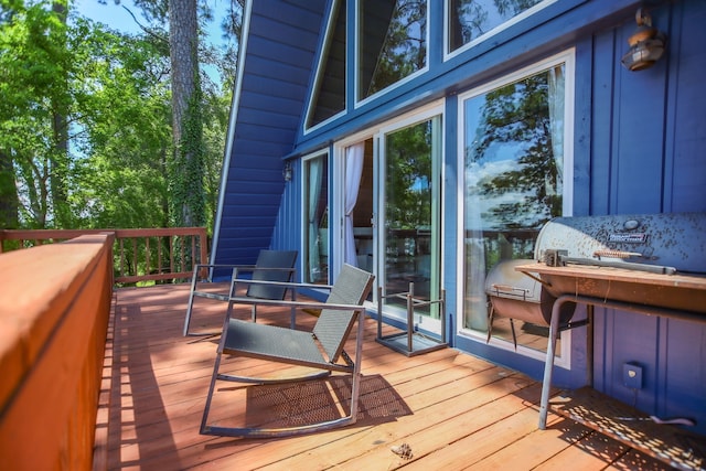 169 N County Road 4945, Etoile, TX 75944 - view of deck