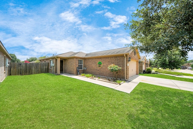 28961 San Bernard River Loop, Spring, TX 77386 - ranch-style house with brick siding, concrete driveway, and a garage
