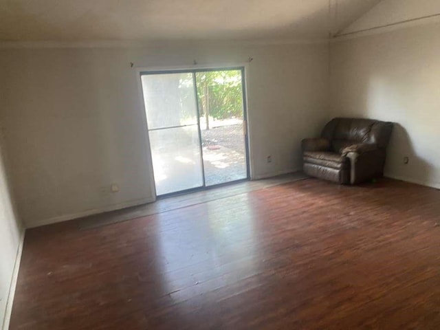 11706 N Kathy Ave, Houston, TX 77071 - unfurnished room with wood finished floors and lofted ceiling