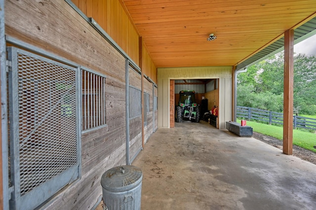 39577 Mesquite Dr, Hempstead, TX 77445 - view of patio / terrace featuring an outbuilding and an exterior structure