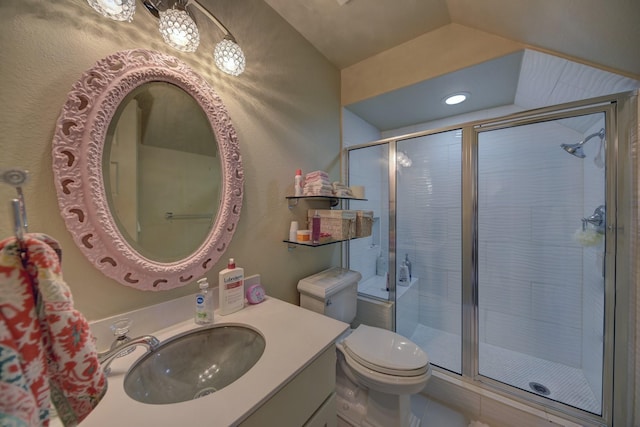 39577 Mesquite Dr, Hempstead, TX 77445 - bathroom featuring vanity and a stall shower