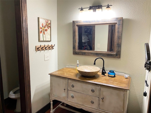 39577 Mesquite Dr, Hempstead, TX 77445 - bathroom featuring vanity and toilet