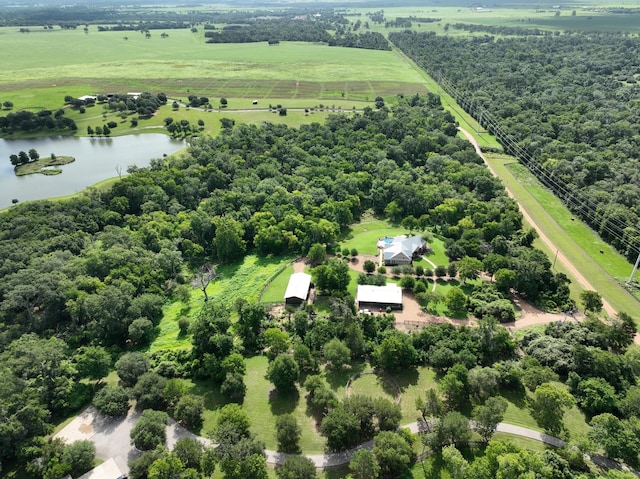 39577 Mesquite Dr, Hempstead, TX 77445 - aerial view of sparsely populated area with a nearby body of water