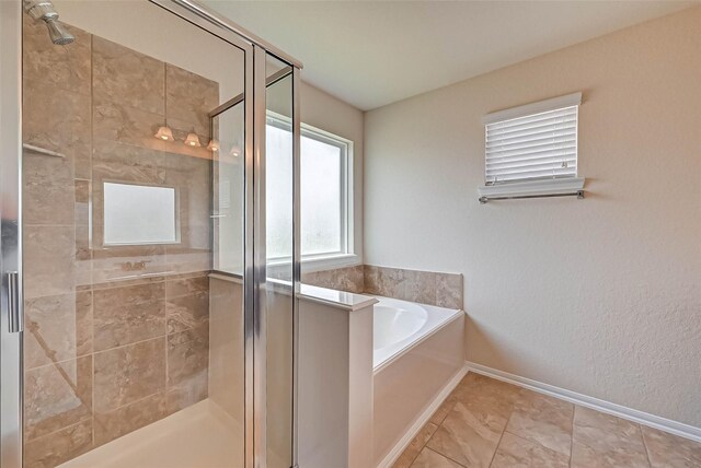 3306 Coopers Ridge Way, Houston, TX 77084 - bathroom featuring a shower stall and a bath