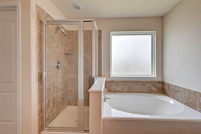 3306 Coopers Ridge Way, Houston, TX 77084 - full bath featuring a garden tub and a stall shower