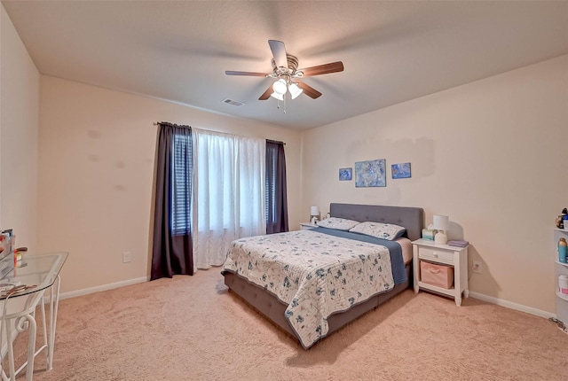 3306 Coopers Ridge Way, Houston, TX 77084 - bedroom featuring carpet and a ceiling fan