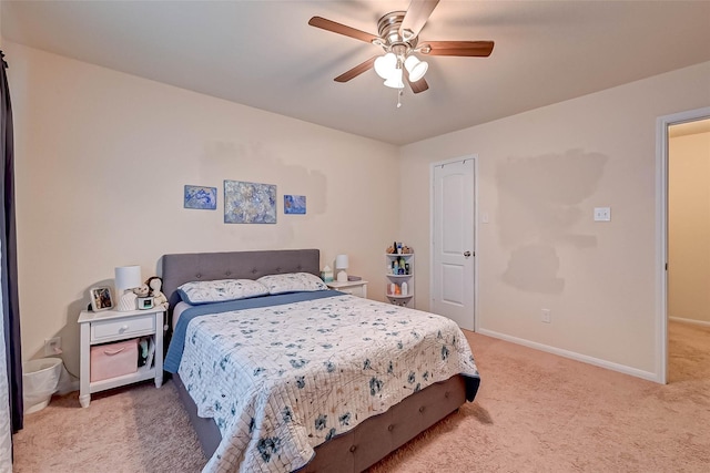 3306 Coopers Ridge Way, Houston, TX 77084 - bedroom featuring carpet and ceiling fan