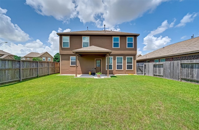 3306 Coopers Ridge Way, Houston, TX 77084 - rear view of house featuring a fenced backyard and a patio