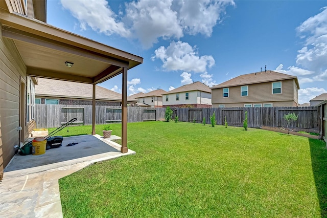 3306 Coopers Ridge Way, Houston, TX 77084 - fenced backyard with a patio and a residential view
