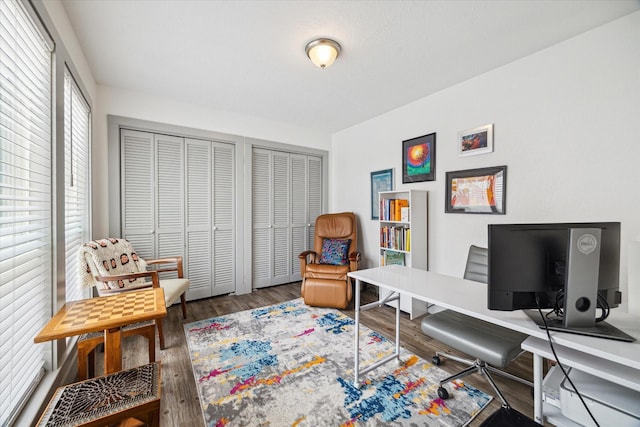 8218 Waynemer Way, Houston, TX 77040 - office space featuring wood finished floors