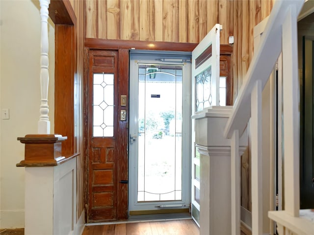 1233 Eagle Lake Rd, Sealy, TX 77474 - foyer with plenty of natural light and light wood-style flooring