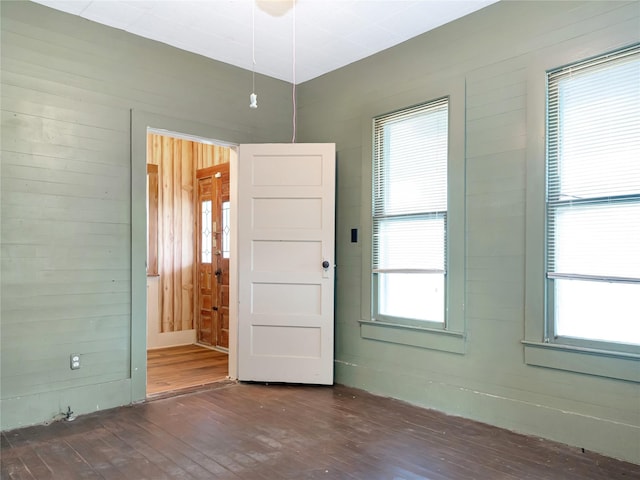 1233 Eagle Lake Rd, Sealy, TX 77474 - unfurnished room with hardwood / wood-style floors