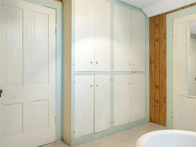 1233 Eagle Lake Rd, Sealy, TX 77474 - bathroom featuring wooden walls