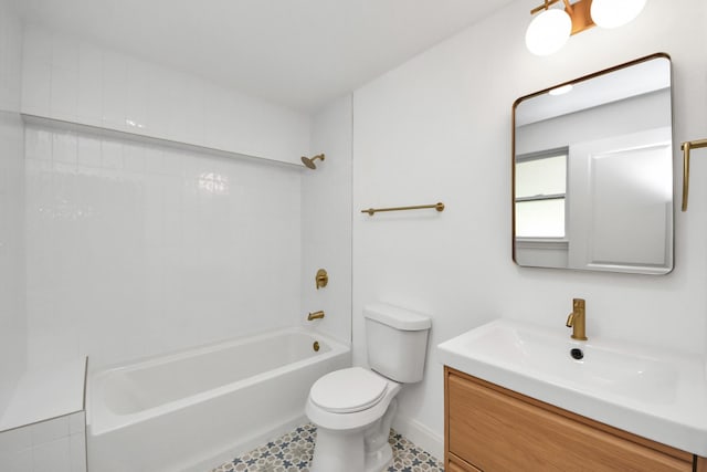 300 Narcissus Rd, Clear Lake Shores, TX 77565 - full bathroom featuring vanity, tub / shower combination, and tile patterned floors
